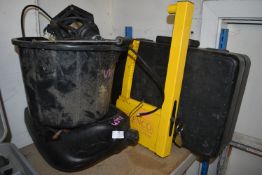 Oil Drain Catch Container, Security Wheel Lock, Electric Cables, and a Carrying Case