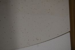 *Encore Crystal White Bow End Breakfast Bar Top 2400x900x44mm