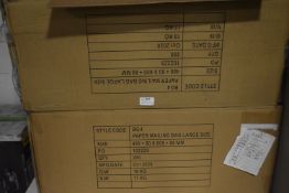 *Two Boxes of ~200 Paper Mailing Bags 480+80mm x 600+80mm