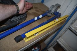 Record Pipe Bender, and a Rabone Spirit Level