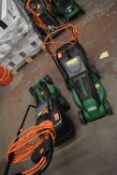 *Two Hawksmoor Electric Lawnmowers (salvage)