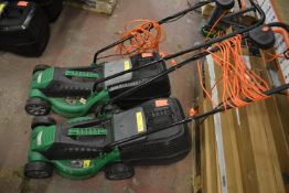 *Two Electric Hawksmoor Lawnmowers (salvage)