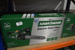 *Two Hawksmoor Electric Chainsaws (salvage)