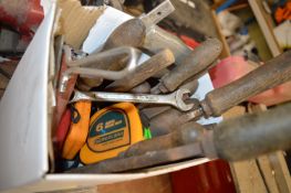 Box of Various Files, Rasps, and Other Tools