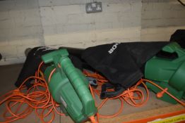*Two Hawksmoor Electric Leaf Blowers (salvage)