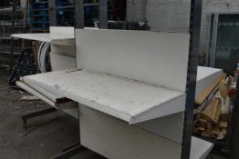 Two Sets of Double Sided Shelving (salvage)