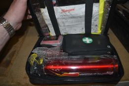 Two Cases of Supagard Car Cleaning Equipment, and a Case of Safety Equipment