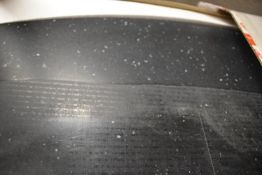 *Encore Crystal Black Bow End Breakfast Bar Top 2400x900x27mm