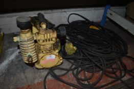 240v Mini Compressor, and a 110v Extension Cable