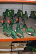 *Four Hawksmoor Battery Grass Trimmers (salvage, no batteries)