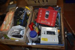 Various Garage Paraphernalia Including Air Filters, Cables, Fixings, etc.