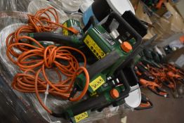 *Three Hawksmoor Electric Chainsaws (salvage)
