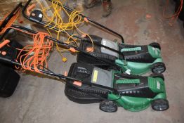 *Two Hawksmoor 24v Lawnmowers (salvage)