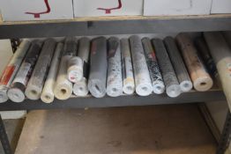 *Contents of Shelf to Include an Assortment of Wallpaper