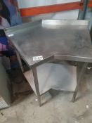 * Stainless Steel Bench