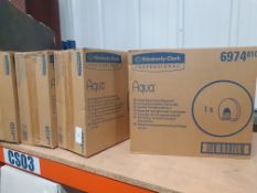 * 4 x Kimberly-Clark Folded Hand Towel Dispenser