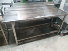 * Stainless Steel Feed Table