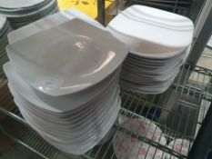 * 40 x 25cm Square Plates