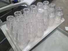* 36 x 9oz Old Fashioned Plastic Glasses