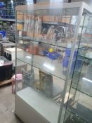 * Illuminated Glass Display Cabinet