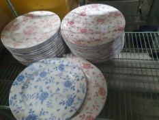 * 45 x 30cm Plates With Floral Design