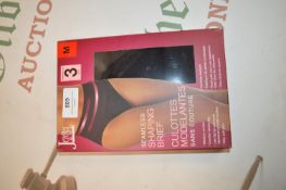*Jezebel Black Seamless Shaping Briefs 3pk Size: M