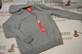 *Puma Grey Hoodie Top Size: M