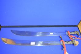 Pair of Decorative Sabers with Brass Handles