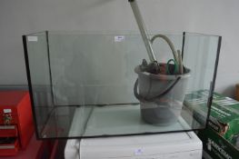 Glass Fish Tank and Accessories
