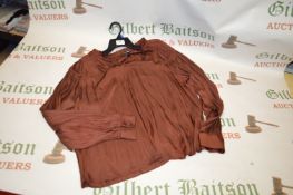 *Hilary Radley Chocolate Long Sleeve Top Size: L