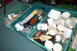 Quantity of Glass and Pottery Items (crates not in