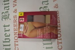 *Jezebel Flesh Seamless Shaping Briefs 3pk Size: S