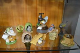 Franklin Porcelain Woodland Surprises Animal Figur