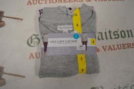 *Live Love Lounge by Karen Neuburger 2pc Long Sleeve Lounge Set in Grey & Lilac Size: S