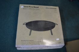 Wood Lodge Steel Fire Bowl