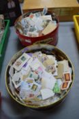 Two Tin of Postage Stamps