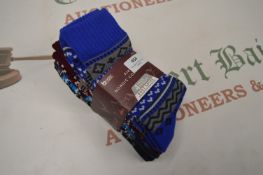 *Kiku Nordic Collection Boot Socks 4pk Size: 7-11