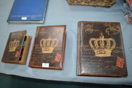 Three Decorative Boxes Including One Containing Co