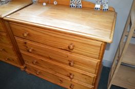 Solid Pine Four Drawer Chest