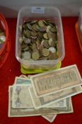 Assorted Coinage and Banknotes