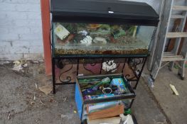Aquarium with Stand, Small Aquarium, and Accessori