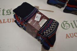 *Kiku Nordic Collection Boot Socks 4pk Size: 7-11