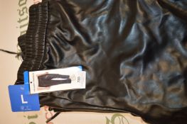 *Hilary Radley Lady’s Black Leather Look Trousers Size: L