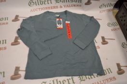 *Orvis Lady’s Classic Collection Blue V-Neck Top Size: M