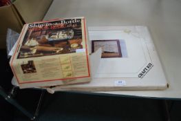 Princess Royal Ship in a Bottle Kit, and a Marquet