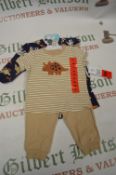 Pekkle Kid’s 4pc Jogger Set with Dinosaur Design Size: 9 months