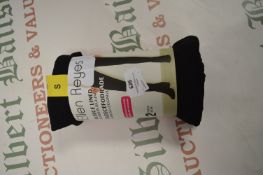 *Ellen Reyes Fleece Lined Seamless Legging 2pk Size: S