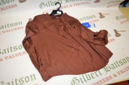 *Hilary Radley Chocolate Long Sleeve Top Size: L