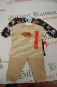 Pekkle Kid’s 4pc Jogger Set with Dinosaur Design Size: 9 months