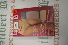 *Jezebel Flesh Seamless Shaping Briefs 3pk Size: M